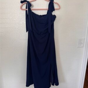 Petal & Pup Navy Midi Dress